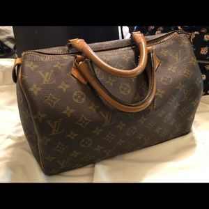 Vintage French Company Louis Vuitton speedy. Rare!